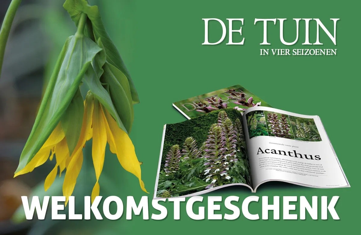 De Tuin in vier seizoenen welkomstgeschenk bij abonnement