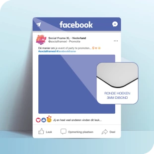 Social Media Frame dibond