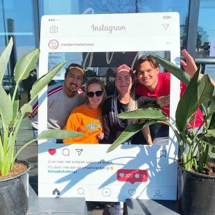 Instagram frame voorbeeld
